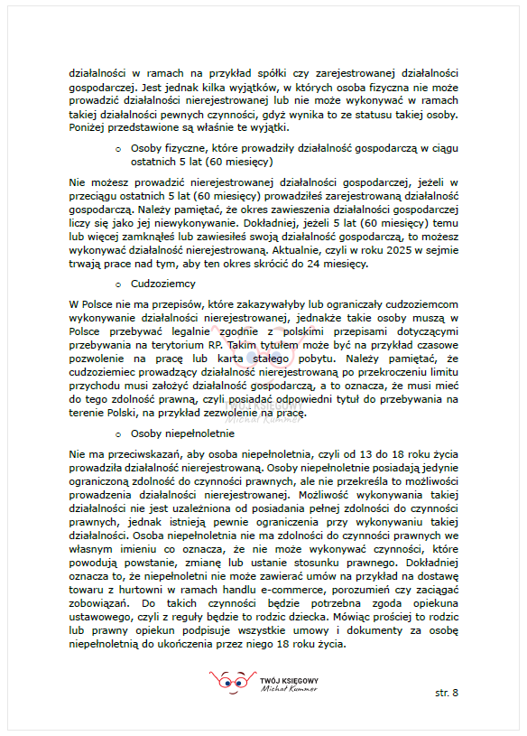 Przykład treści